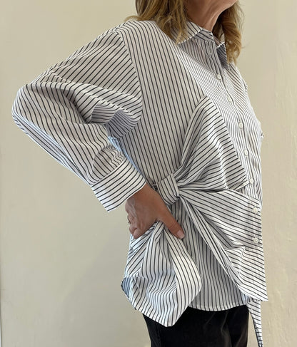 Camicia con maxi fiocco art. P6RX0218 L’archivio