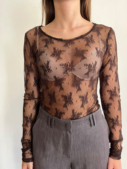 Maglia in tulle stampato art. TW91MMX IMPERIAL