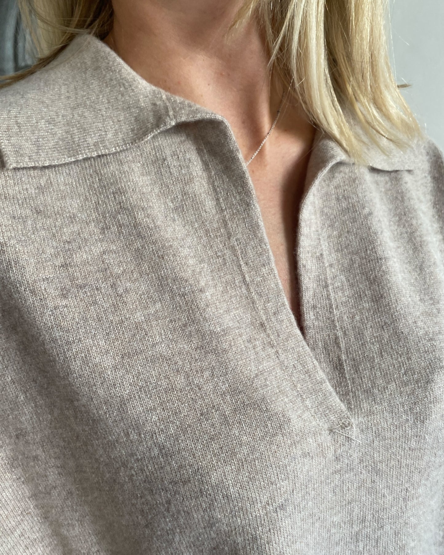 Polo con mezza manica in lana art.10325 CHEAP&CHIC