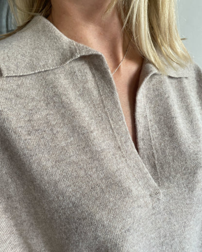 Polo con mezza manica in lana art.10325 CHEAP&CHIC