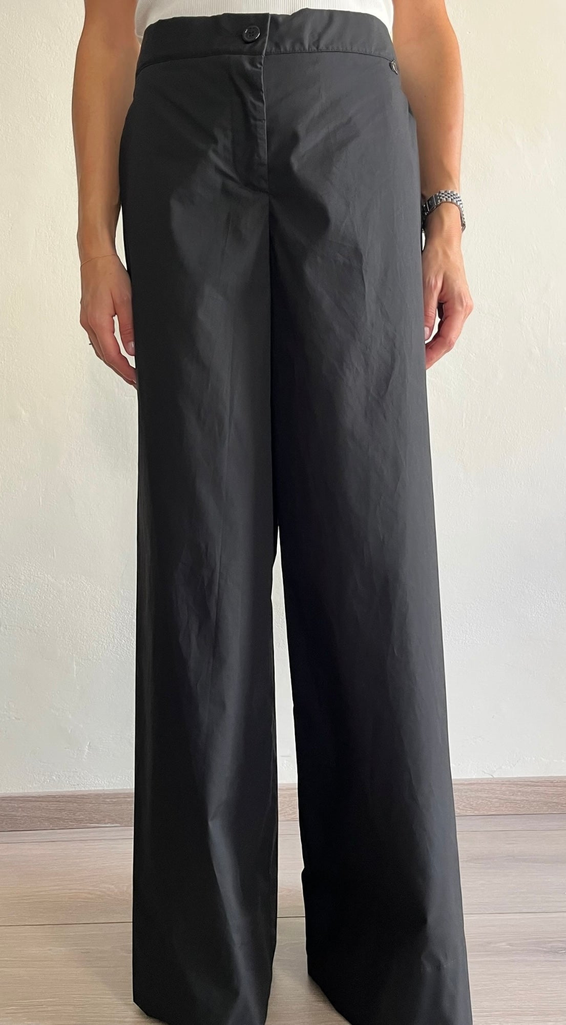 Pantalone a palazzo nero art. PEA5RAA DIXIE