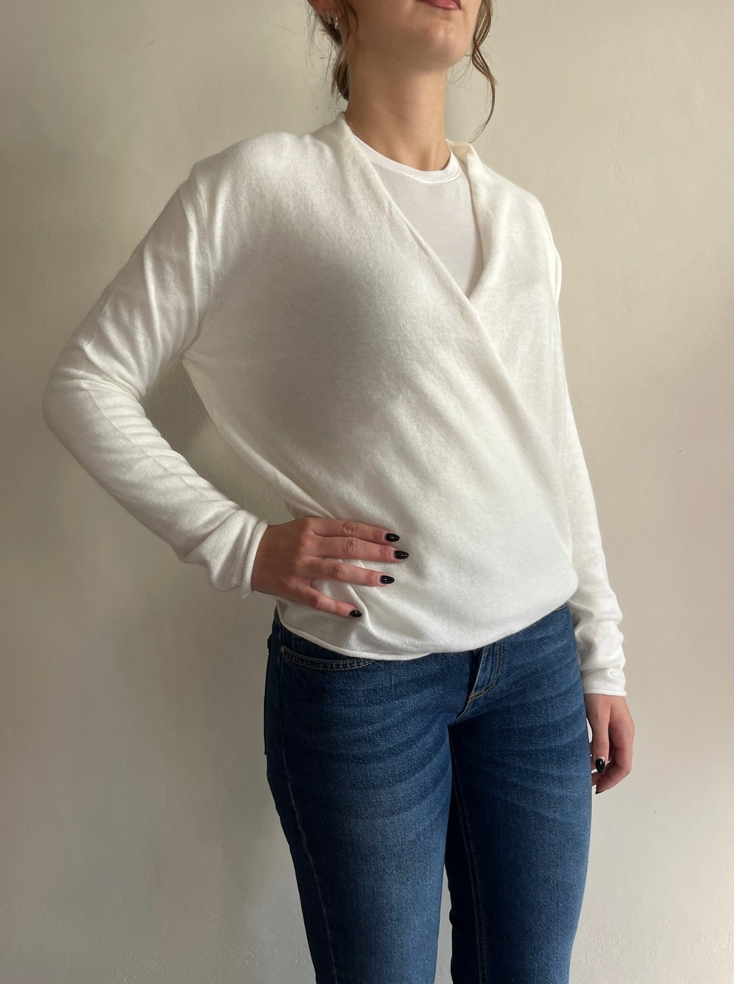 Maglia scollo a V incrociata ART. CIANA ARTLOVE