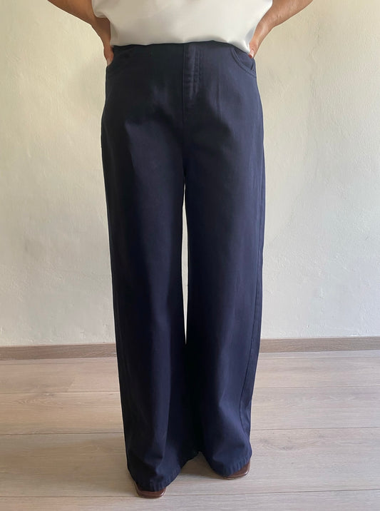 Jeans a palazzo con cinta art. S166YBGJORGE Sandro Ferrone