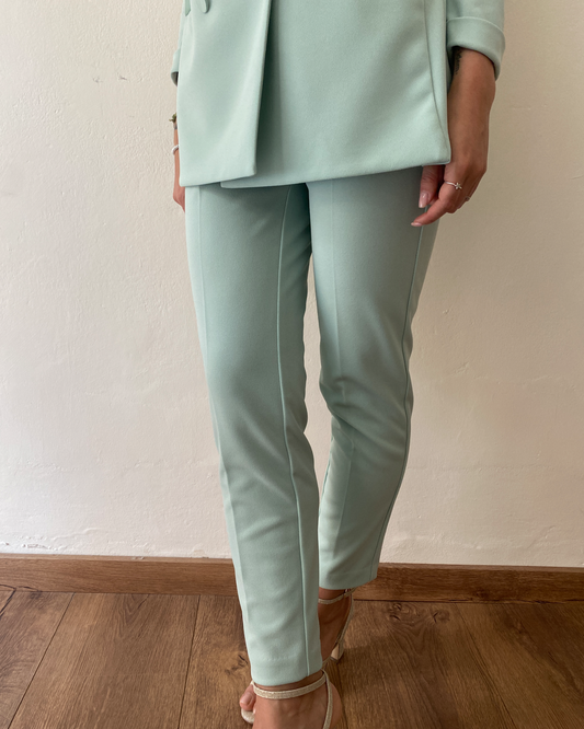 Pantaloni sigaretta dettaglio raso IMPERIAL
