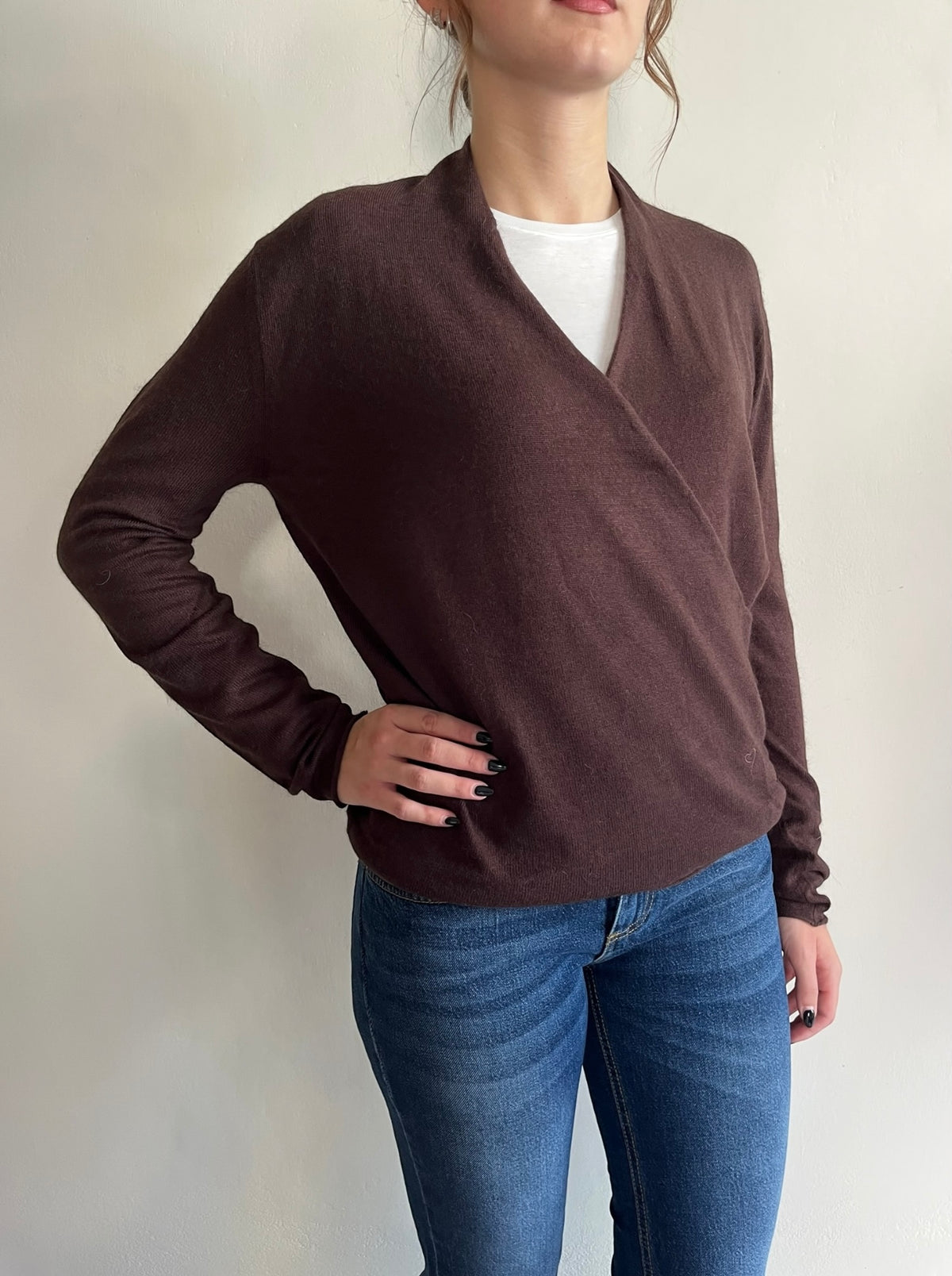 Maglia scollo a V incrociata ART. CIANA ARTLOVE