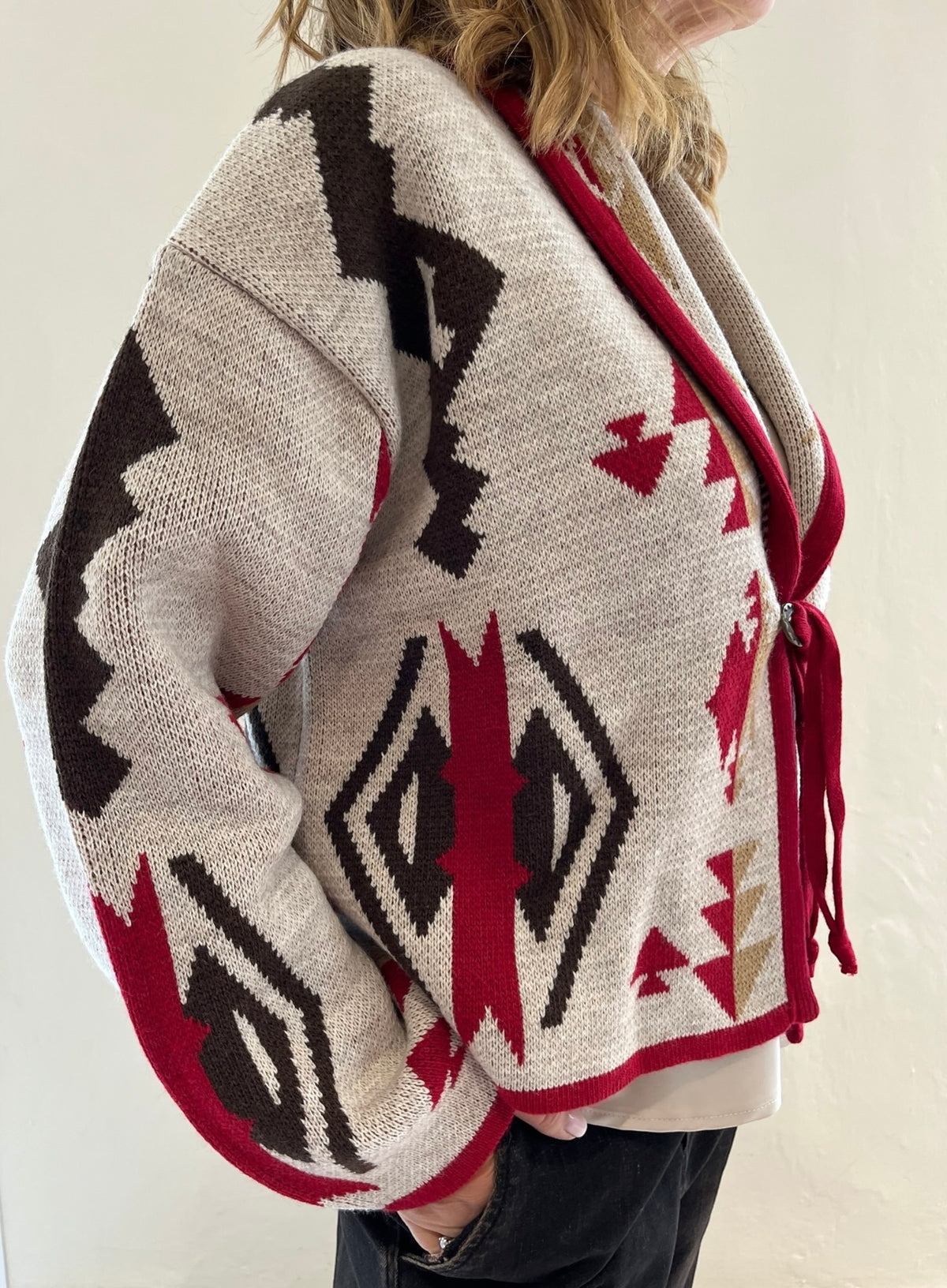 Cardigan con motivo tribale Art.AI26502CAMP TENSIONE IN