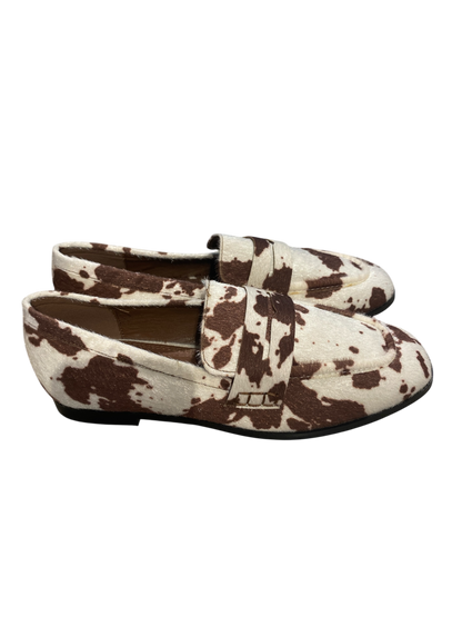 Mocassino stampa cow print art.  GB872 GOLD&GOLD