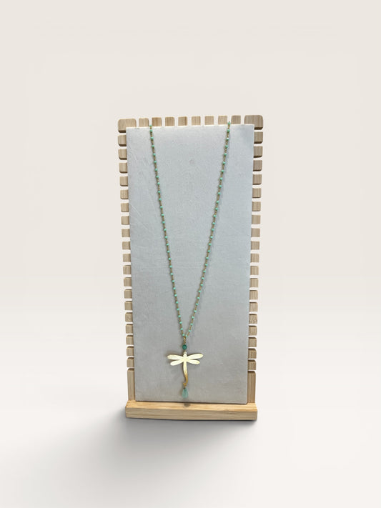 Collana rosario con libellula BARBARA BURGIO
