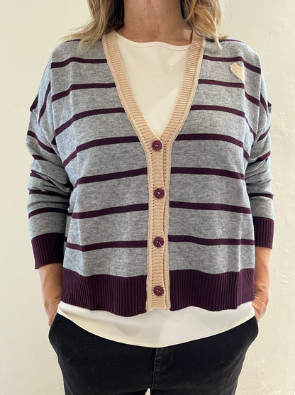 Cardigan a righe Art.AI51195 C’est Moi
