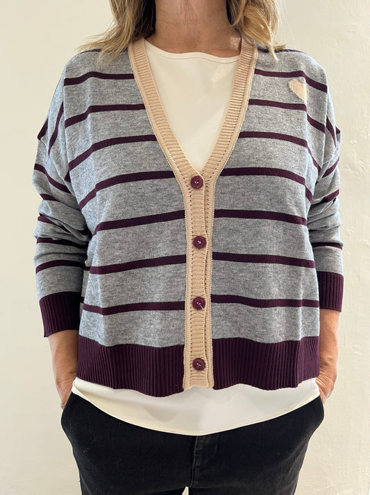 Cardigan a righe Art.AI51195 C’est Moi