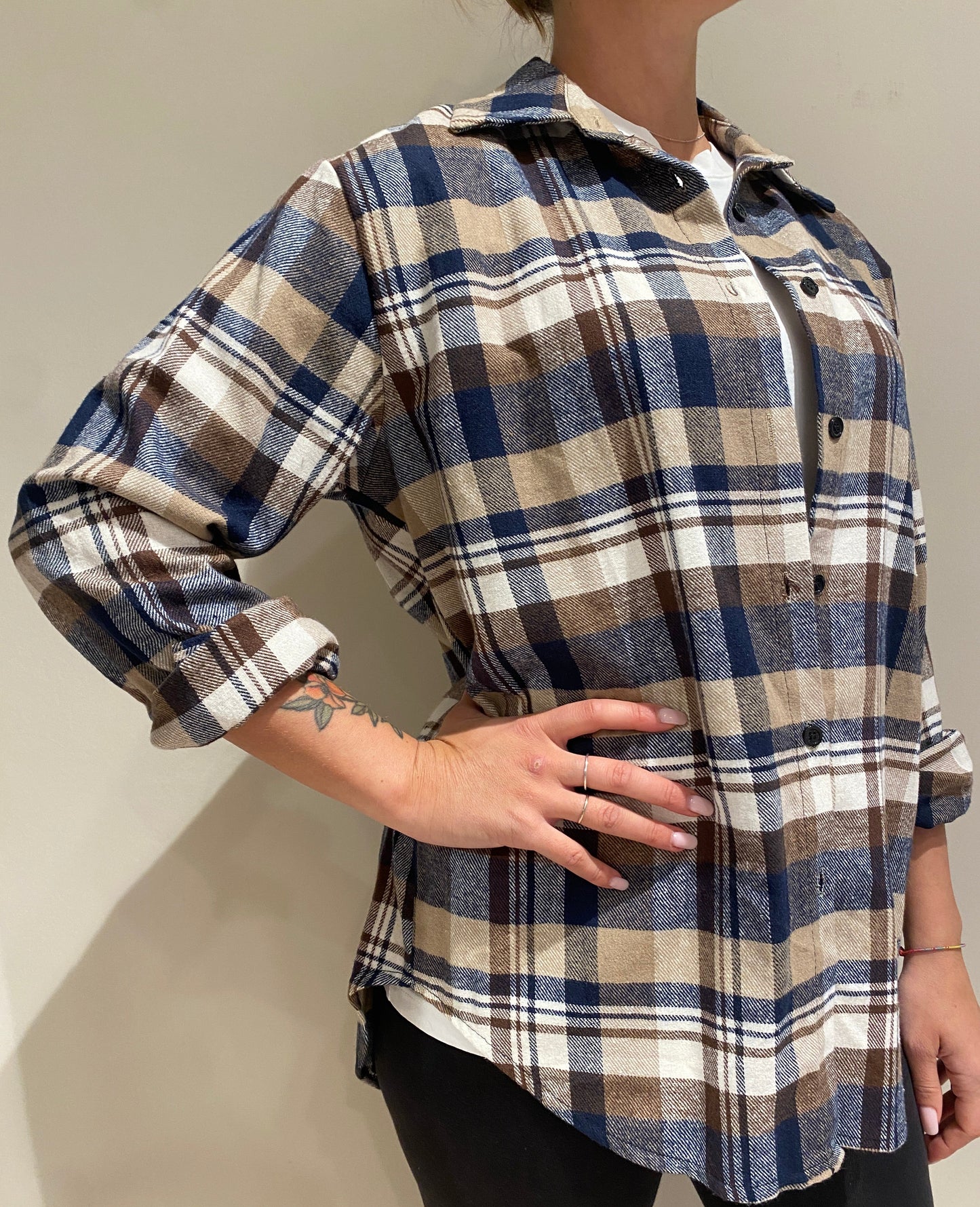 Camicia quadri flanella CHEAP&CHIC