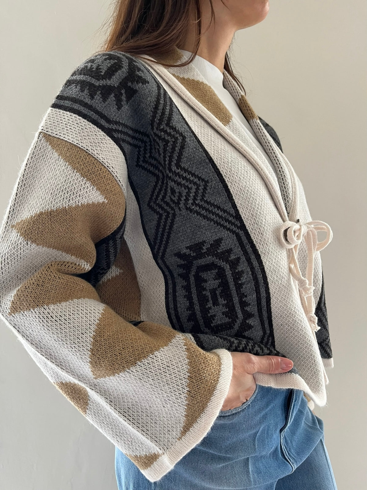 Cardigan motivo tribale art. AI26503CAMP TENSIONE IN