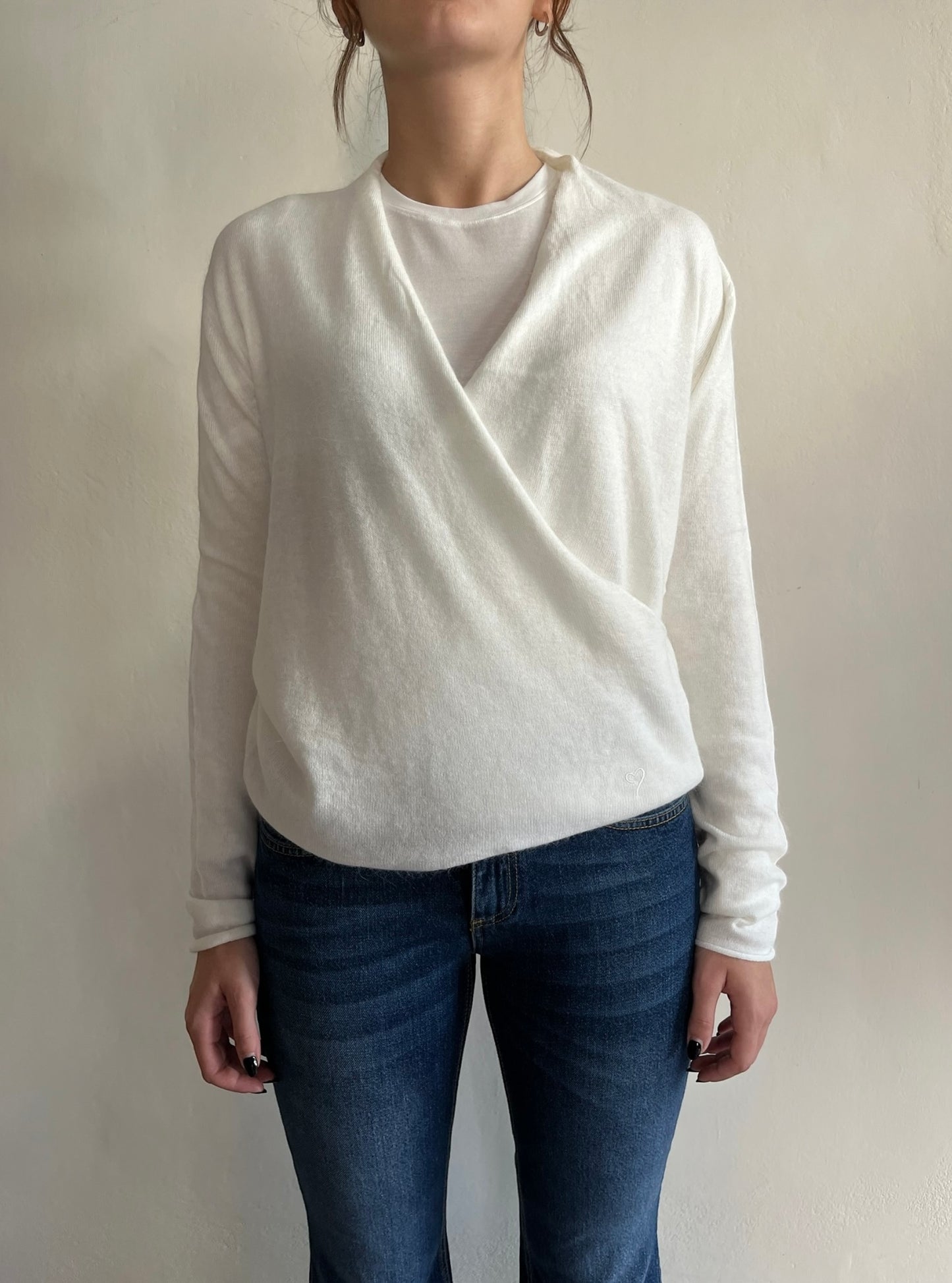 Maglia scollo a V incrociata ART. CIANA ARTLOVE