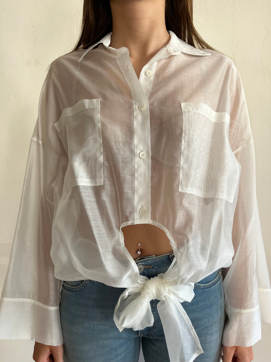 Camicia over da annodare art. TAC0557 VICOLO