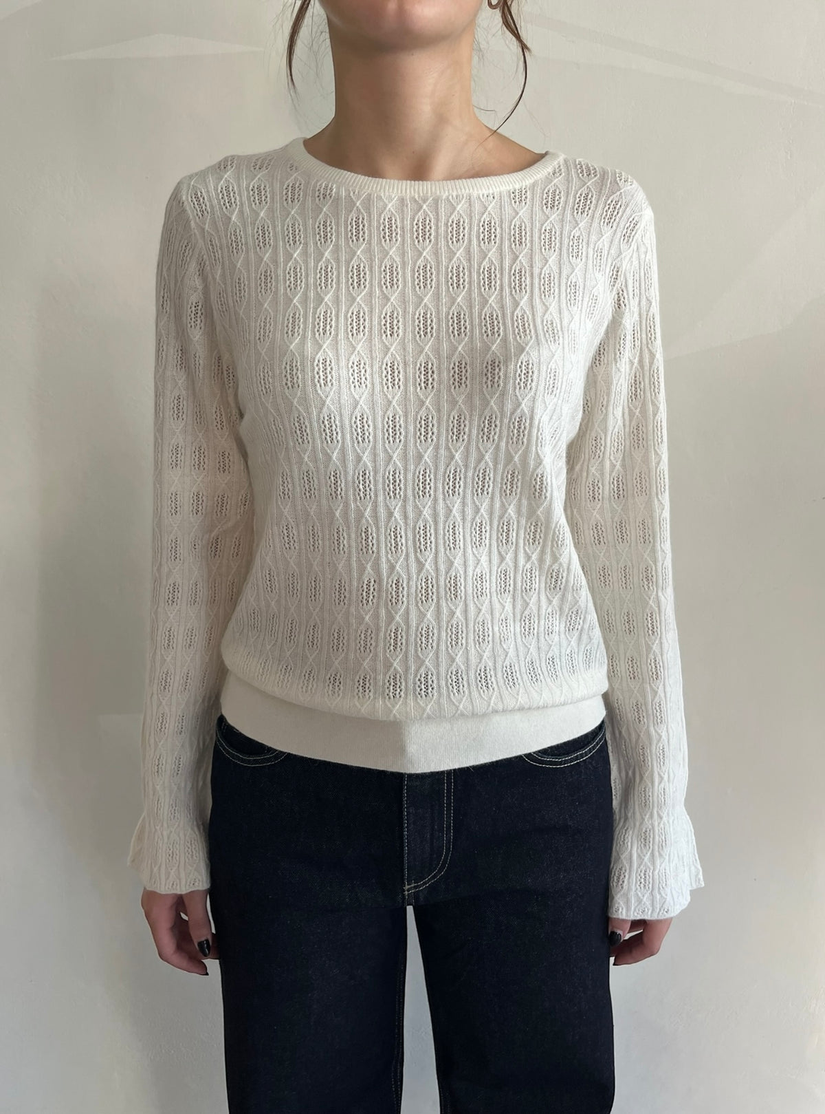 Maglia con lavorazione traforata art. FLAIA ARTLOVE