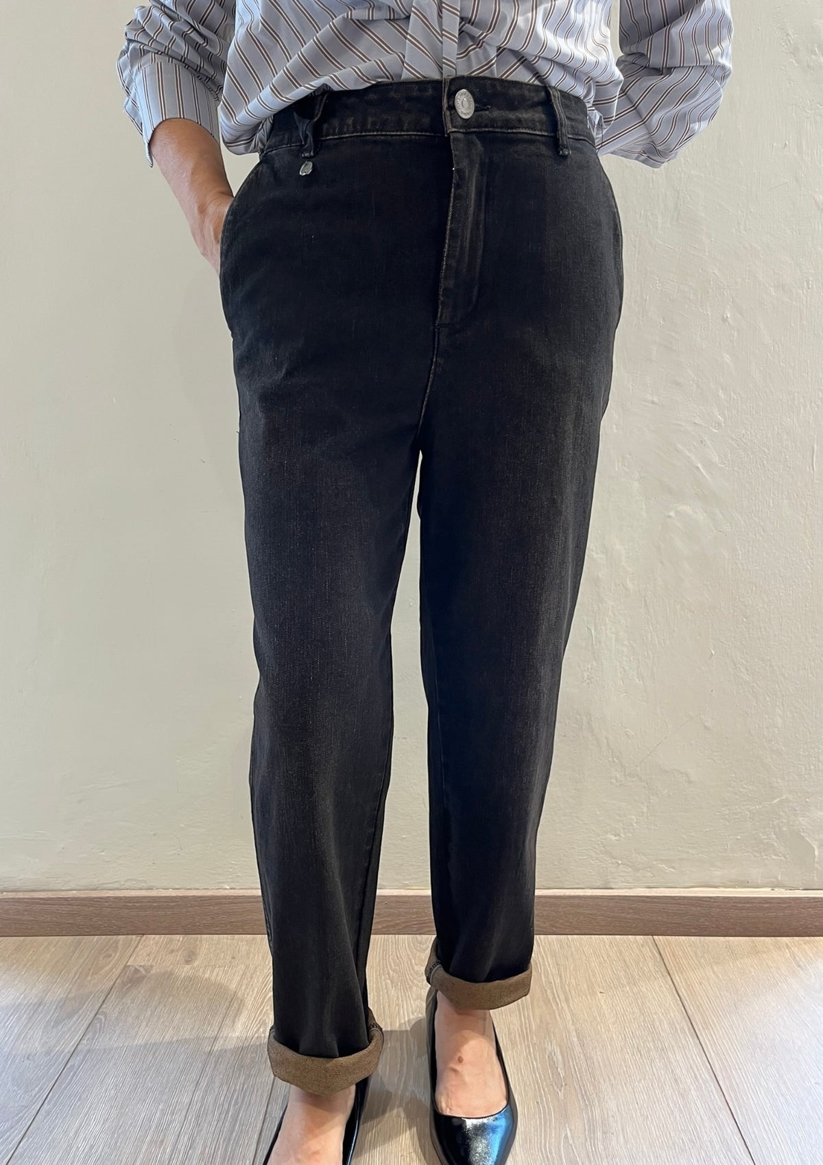 Jeans carrot fit art. 61392 Chiara D’alba