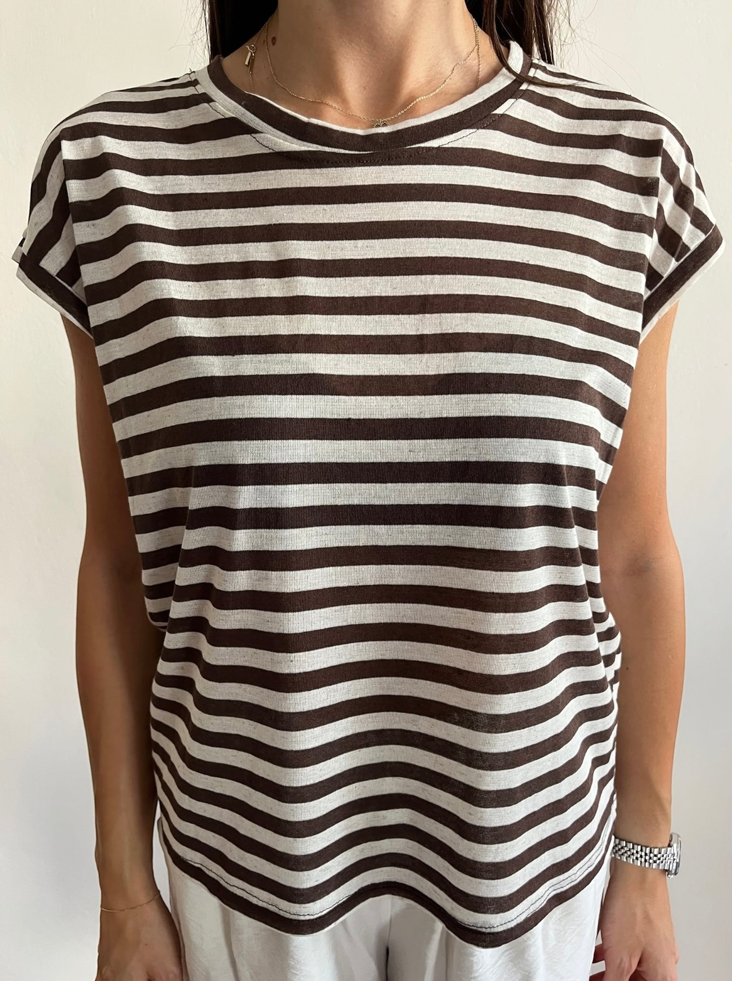 T-shirt a righe art.26323 CHEAP&CHIC