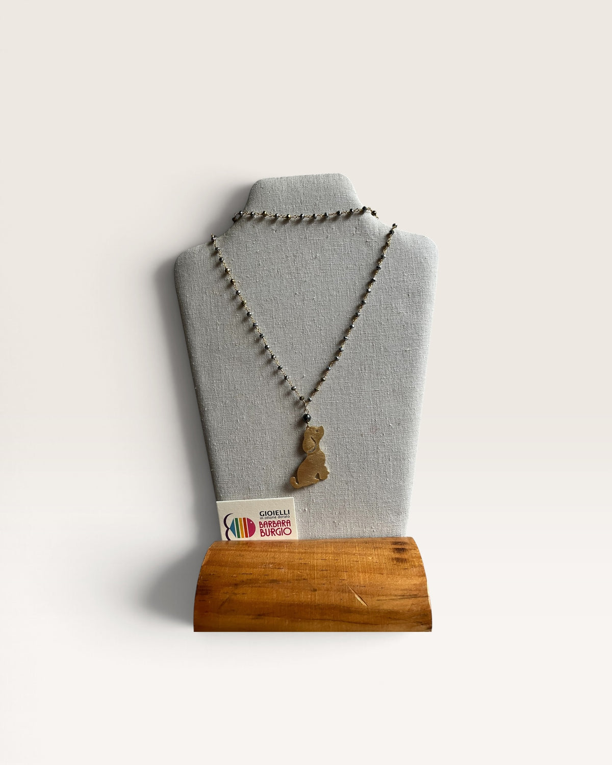 Collana lunga rosario con charm BARBARA BURGIO