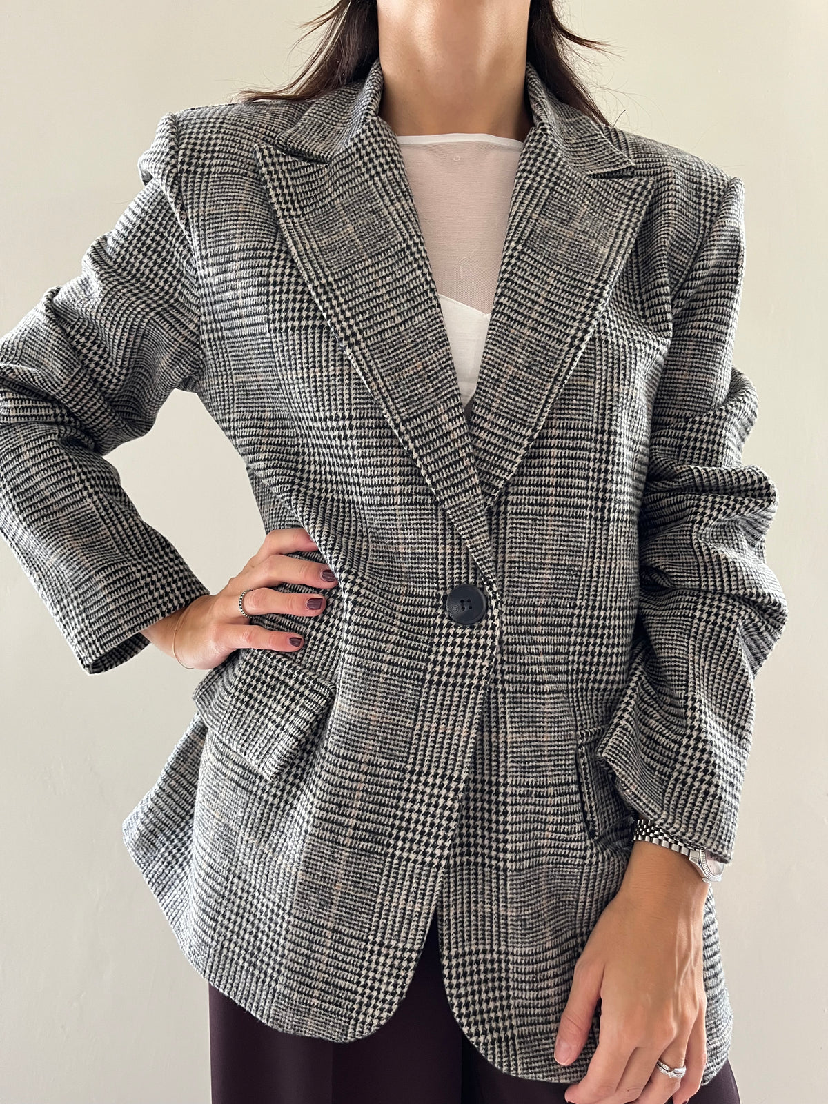 Blazer pied de poule art. 25129-2 Cheap&Chic