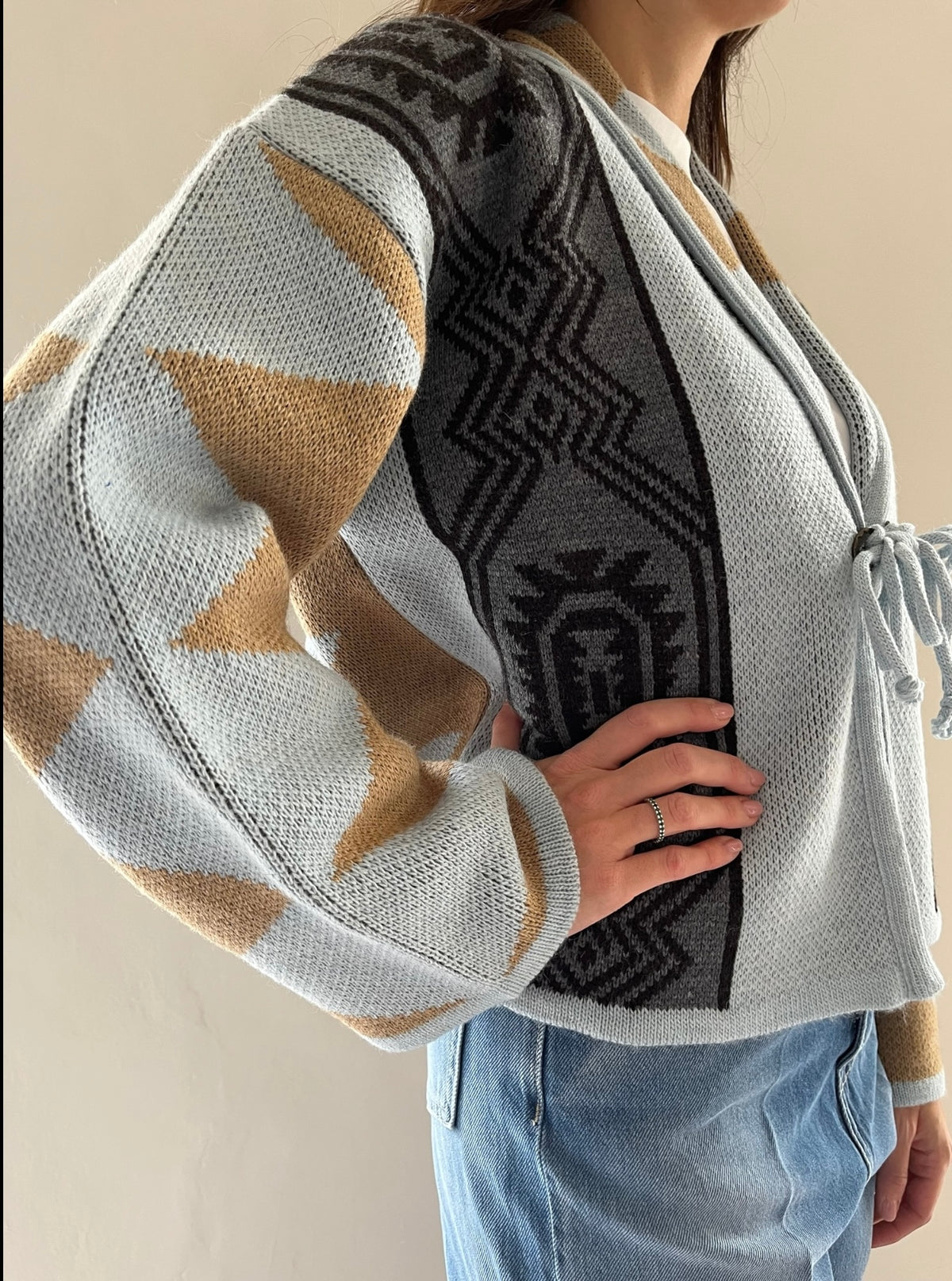 Cardigan motivo tribale art. AI26503CAMP TENSIONE IN