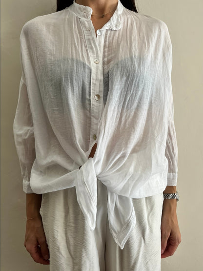 Camicia coreana in mussola art.BM164 CHEAP&CHIC