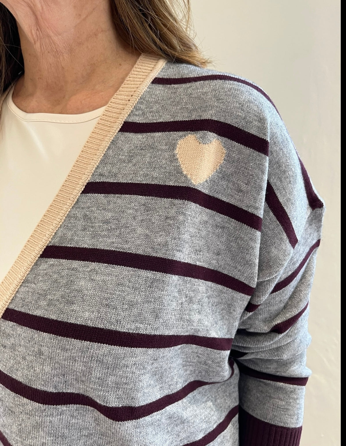Cardigan a righe Art.AI51195 C’est Moi