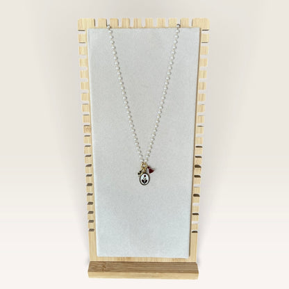 Collana con perle e medaglietta Cloel