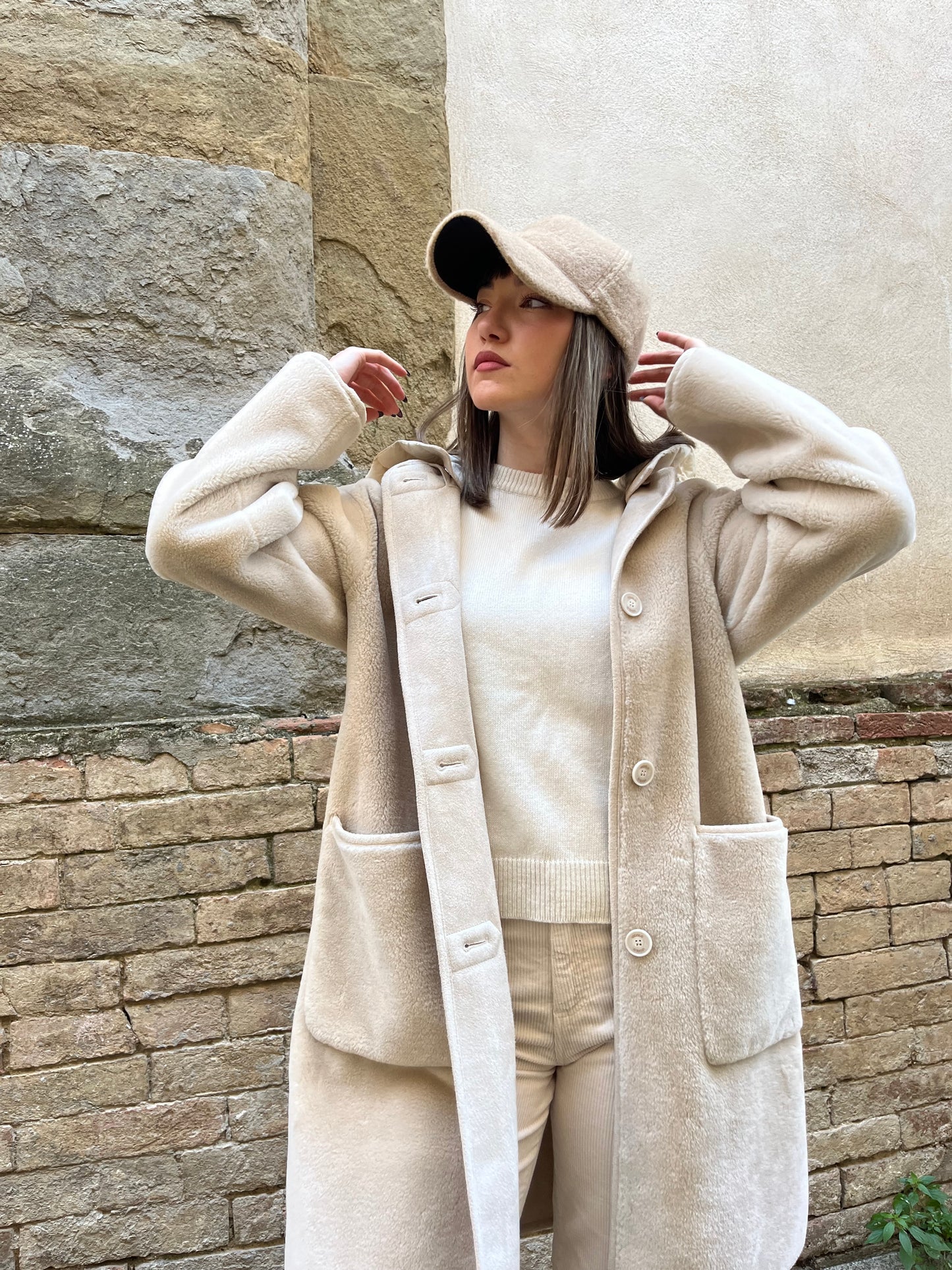 Ecomontone Teddy lungo art. TF0018 VICOLO