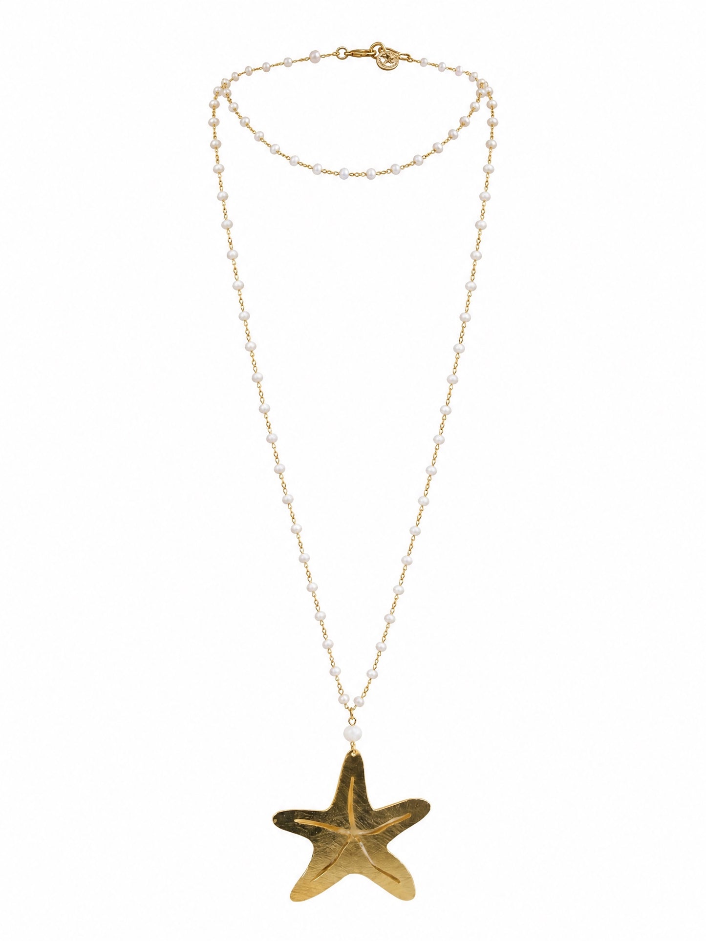 Collana lunga STELLA MARINA dí BARBARA BURGIO