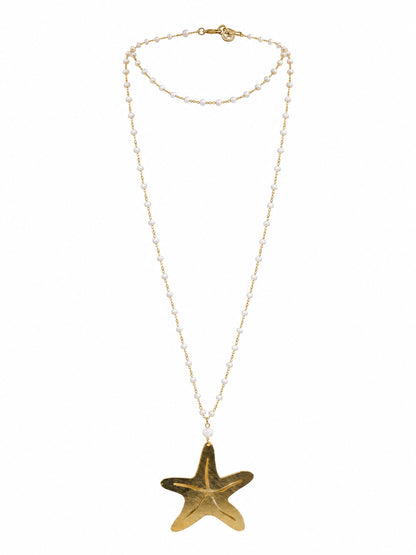 Collana lunga STELLA MARINA dí BARBARA BURGIO
