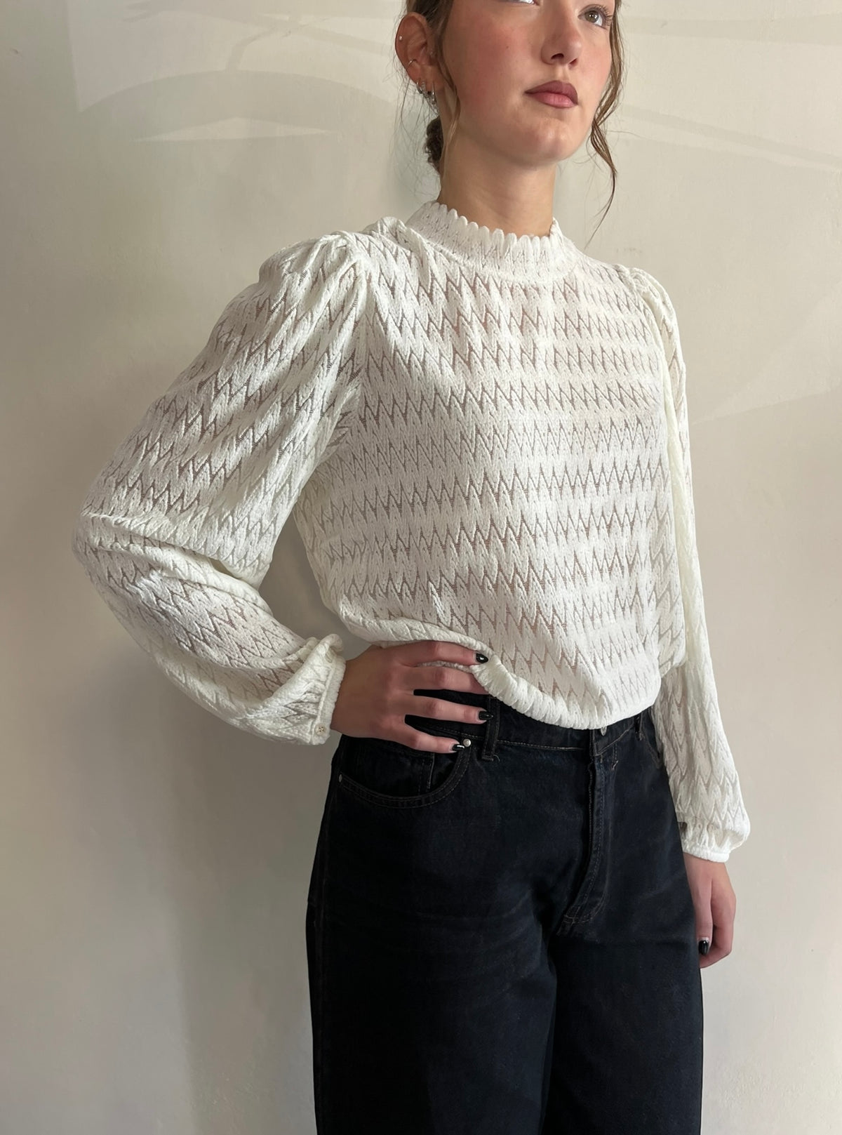 Maglia traforata effetto ciniglia art. SALISSE ARTLOVE