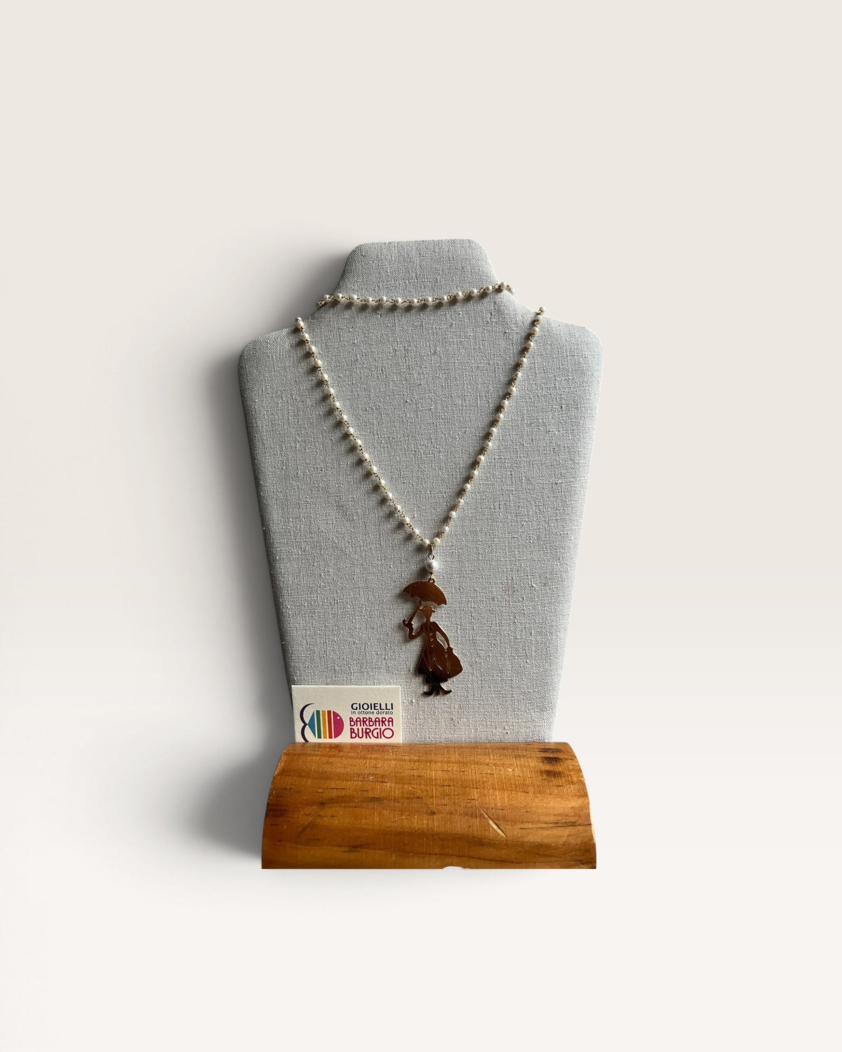 Collana lunga rosario con charm BARBARA BURGIO
