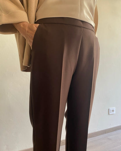 Pantalone gamba dritta con risvolto art. L18YBGAMMATURO Lola by Sandro Ferrone