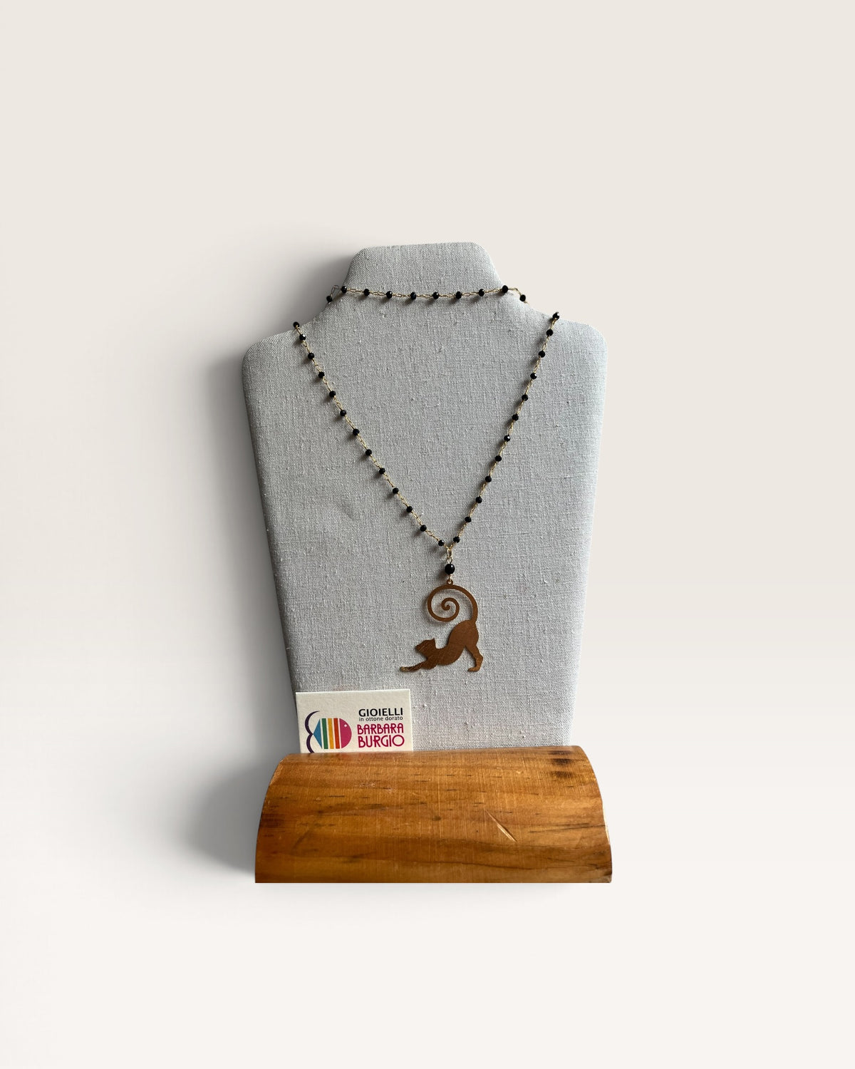 Collana lunga rosario con charm BARBARA BURGIO
