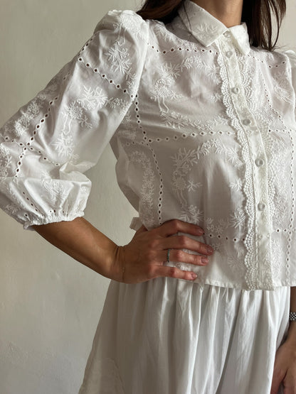Camicia ricamata art. S26CC52 Tensione In