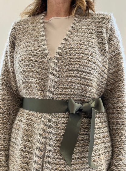 Cardigan con cinta art. L129YBGADA Lola by Sandro Ferrone