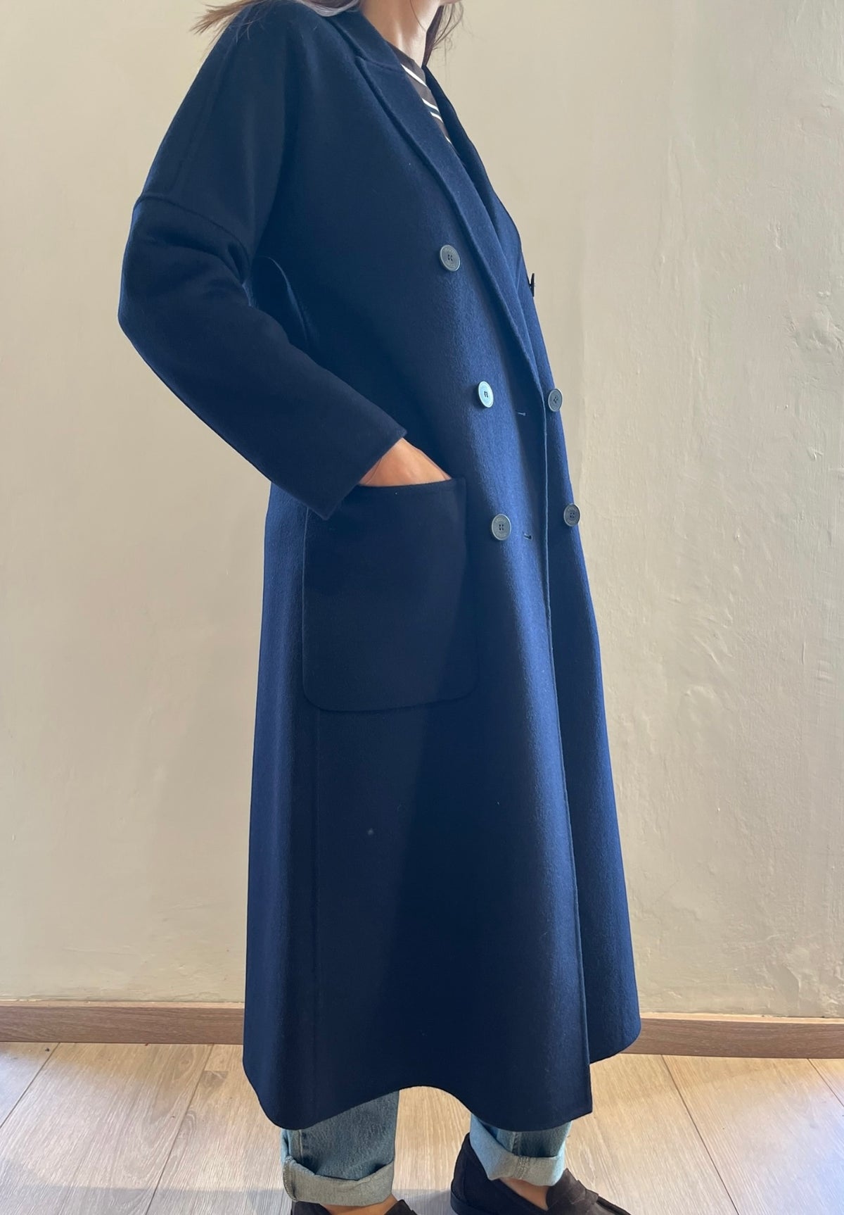 Cappotto lungo doppio petto “HAND MADE” art.TAC0001 VICOLO