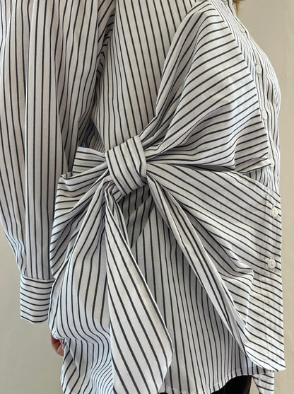 Camicia con maxi fiocco art. P6RX0218 L’archivio