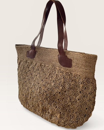 Borsa in rafia Rosy NATURELLEMENT