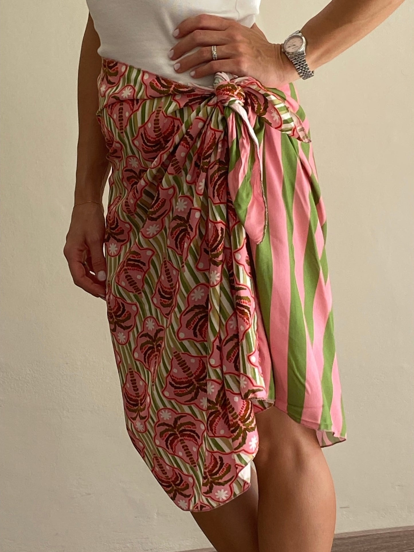 Gonna pareo in fantasia art. 5537 Cheap&Chic