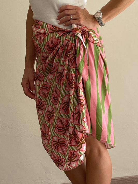 Gonna pareo in fantasia art. 5537 Cheap&Chic