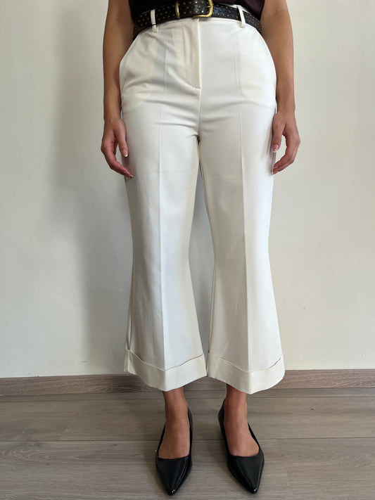Pantalone con risvolto e cinta art. P212B031A Dixie