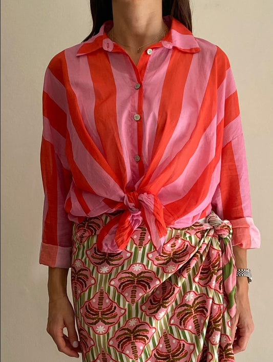Camicia con colletto in mussola art. 81304 Cheap&Chic