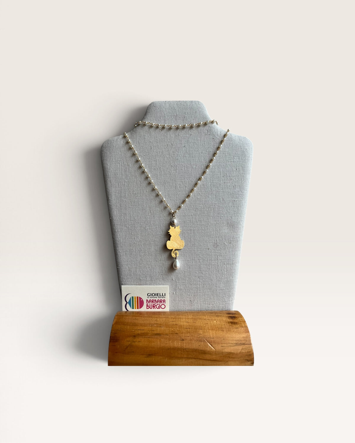 Collana lunga rosario con charm BARBARA BURGIO