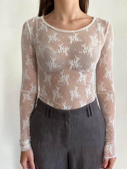 Maglia in tulle stampato art. TW91MMX IMPERIAL