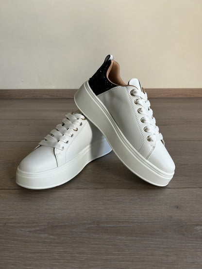 Sneakers strass bicolor art. GB915 GOLD&GOLD