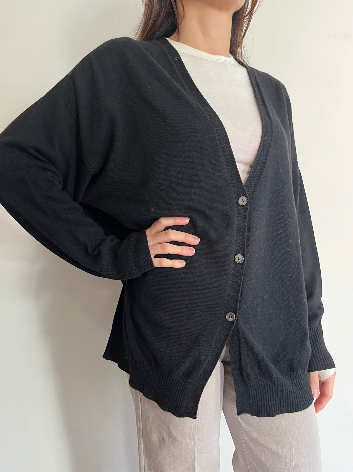 Cardigan con doppia abbottonatura art.2AC2028 VICOLO