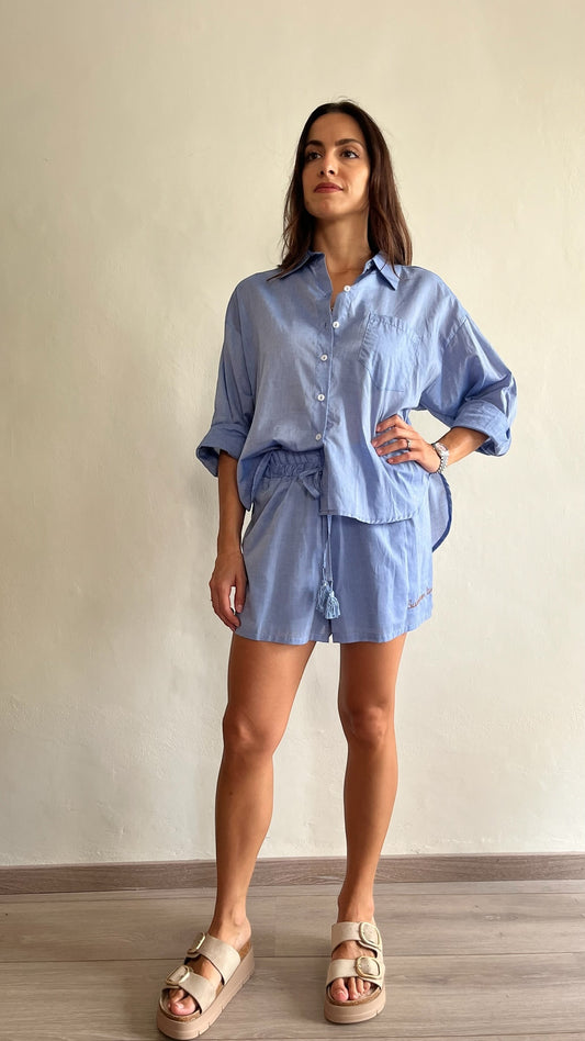 Camicia con ricamo art. S26CJ22 Tensione In