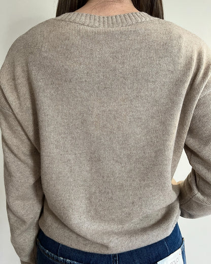 Maglia rombi scollo V art. D82036 TENSIONE IN