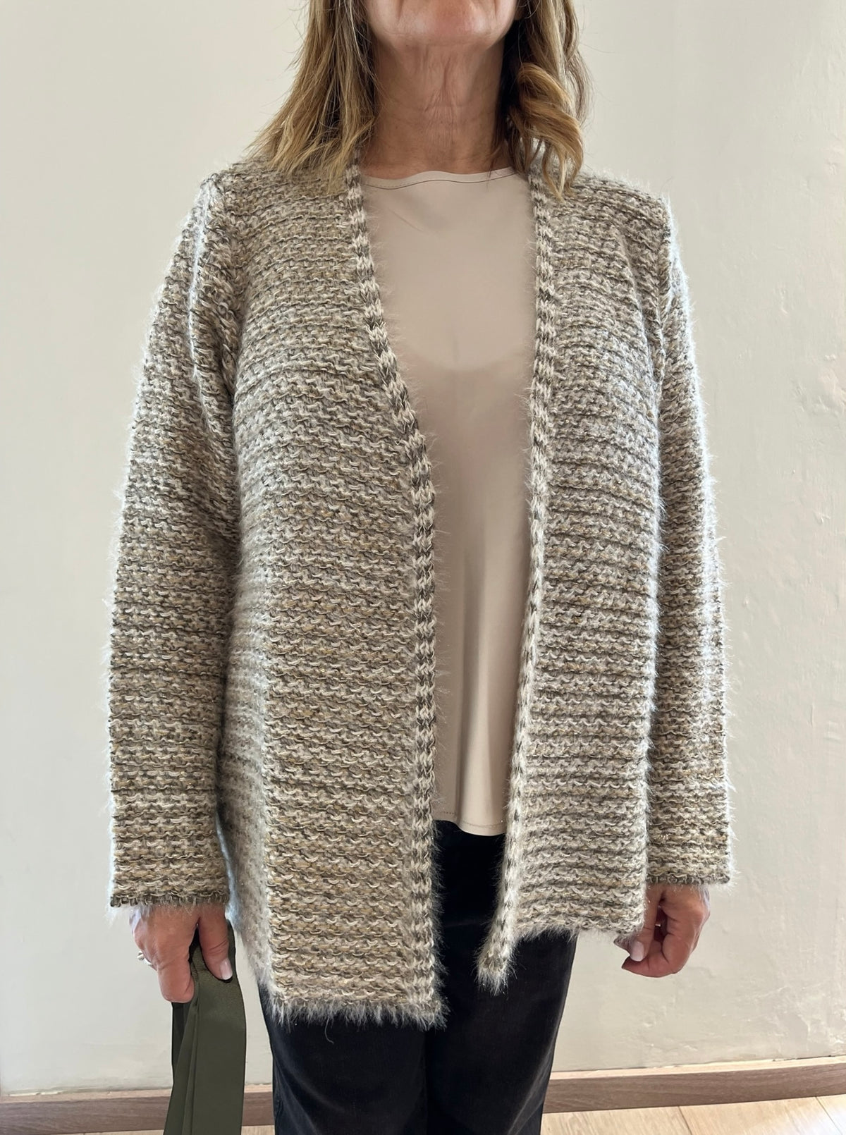Cardigan con cinta art. L129YBGADA Lola by Sandro Ferrone